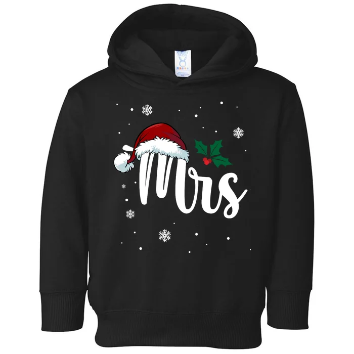 Mrs. Claus Matching Family Christmas Toddler Hoodie