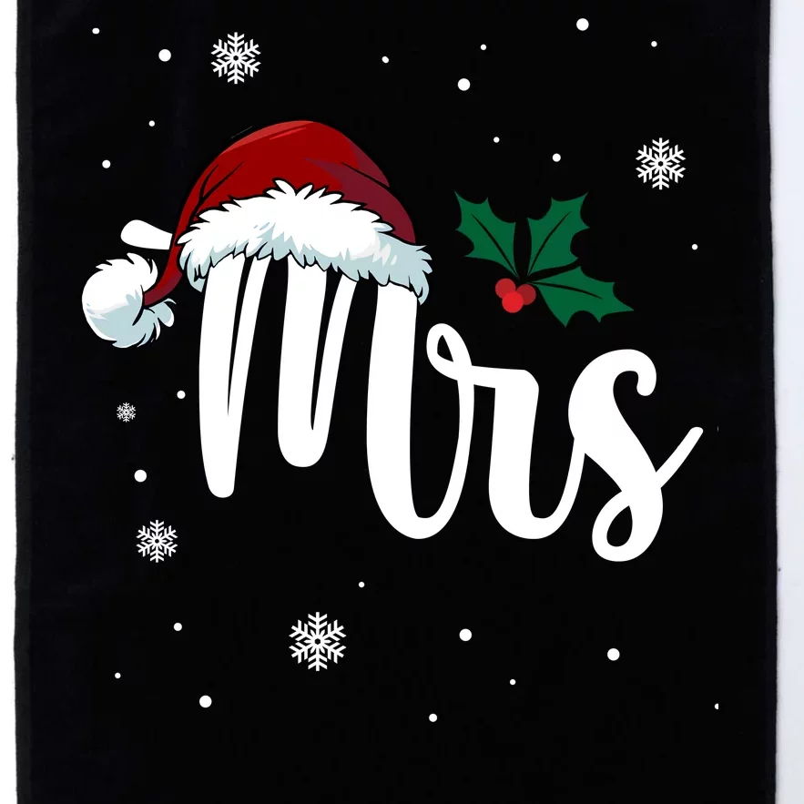 Mrs. Claus Matching Family Christmas Platinum Collection Golf Towel