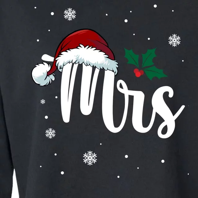 Mrs. Claus Matching Family Christmas Cropped Pullover Crew