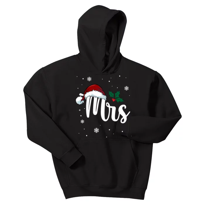 Mrs. Claus Matching Family Christmas Kids Hoodie