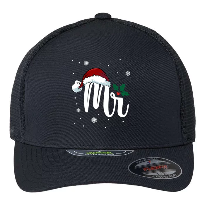 Mr. Claus Matching Family Christmas Flexfit Unipanel Trucker Cap