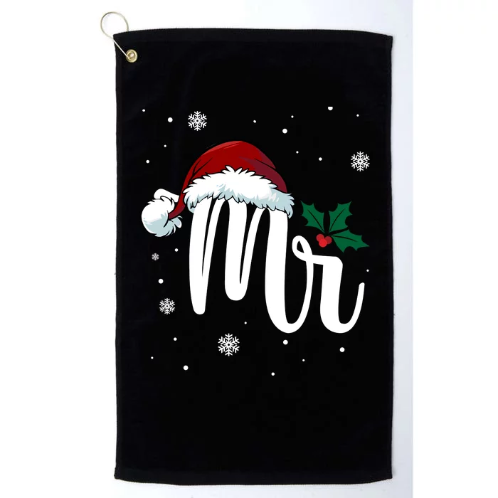 Mr. Claus Matching Family Christmas Platinum Collection Golf Towel