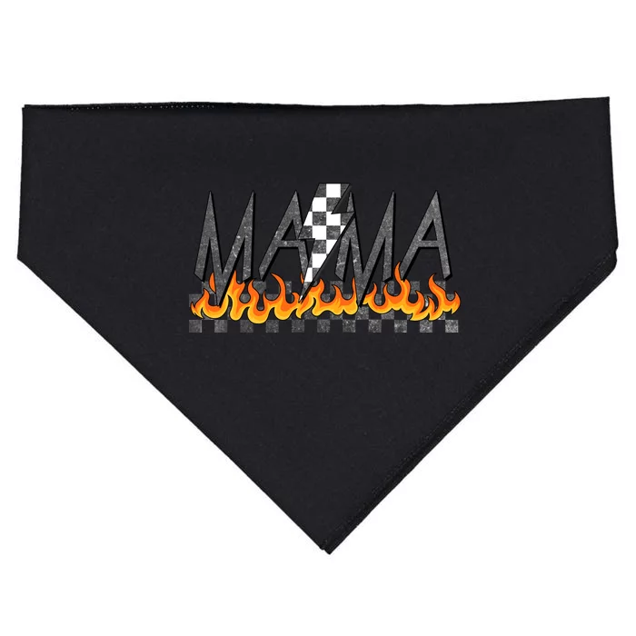 Mama Checkered Mom Rocker Mother's Day USA-Made Doggie Bandana