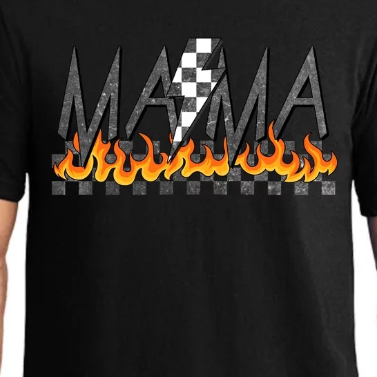 Mama Checkered Mom Rocker Mother's Day Pajama Set