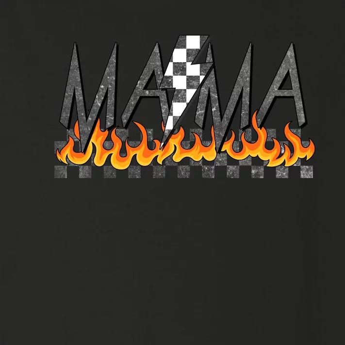 Mama Checkered Mom Rocker Mother's Day Toddler Long Sleeve Shirt