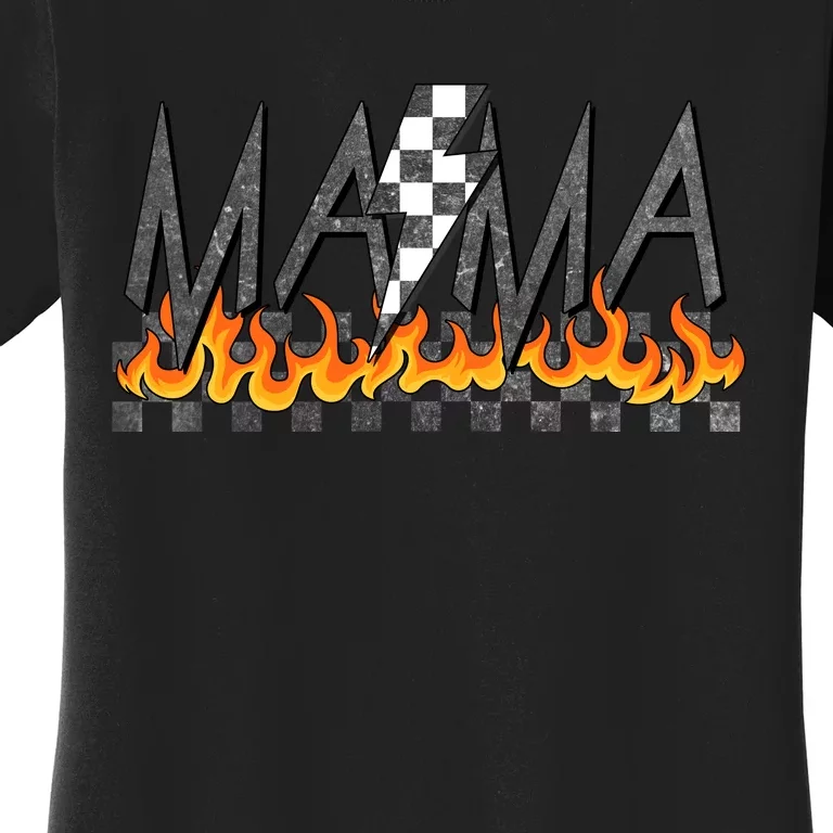 Mama Checkered Mom Rocker Mother's Day Women's T-Shirt