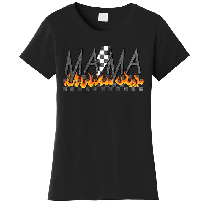 Mama Checkered Mom Rocker Mother's Day Women's T-Shirt