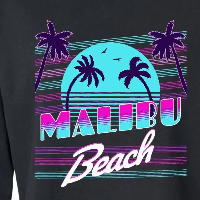 Malibu California Cropped Pullover Crew