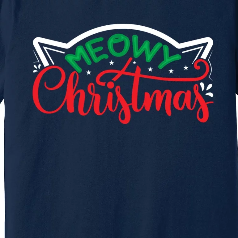 Meowy Christmas Premium T-Shirt