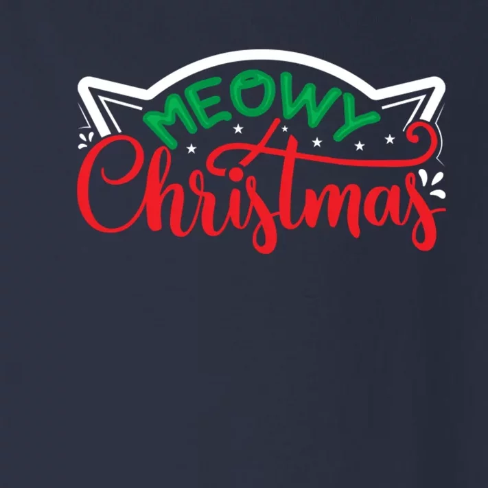 Meowy Christmas Toddler Long Sleeve Shirt