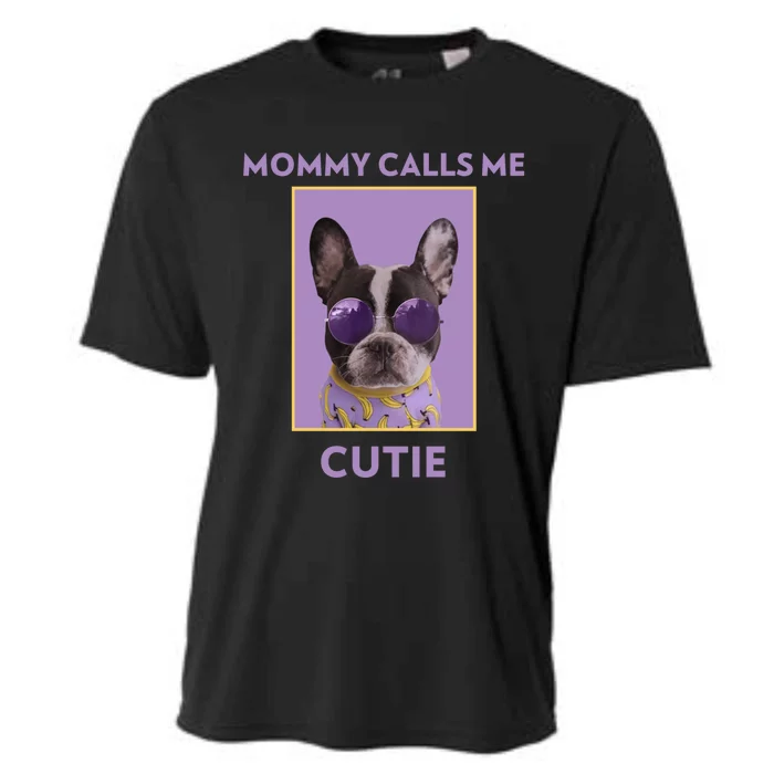 Mommy Calls Me Cutie Thank You Mom Gift Cooling Performance Crew T-Shirt