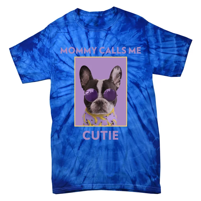 Mommy Calls Me Cutie Thank You Mom Gift Tie-Dye T-Shirt