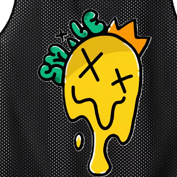 Melting Candle Mesh Reversible Basketball Jersey Tank