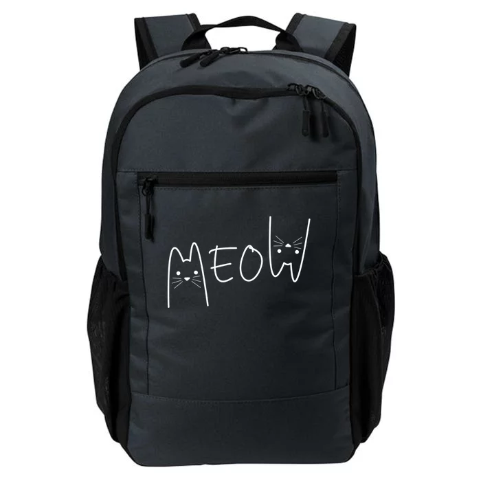 Meow Cagift Meow Kitty Funny Cats Mom And Cat Dad Meaningful Gift Daily Commute Backpack