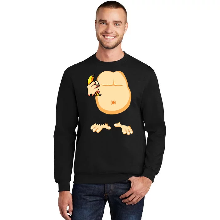 Monkey Costume Monkey Body Headless Halloween Costume Sweatshirt