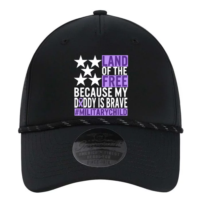 Military Child Month Purple Up Land Of The Free Daddy Brave Performance The Dyno Cap