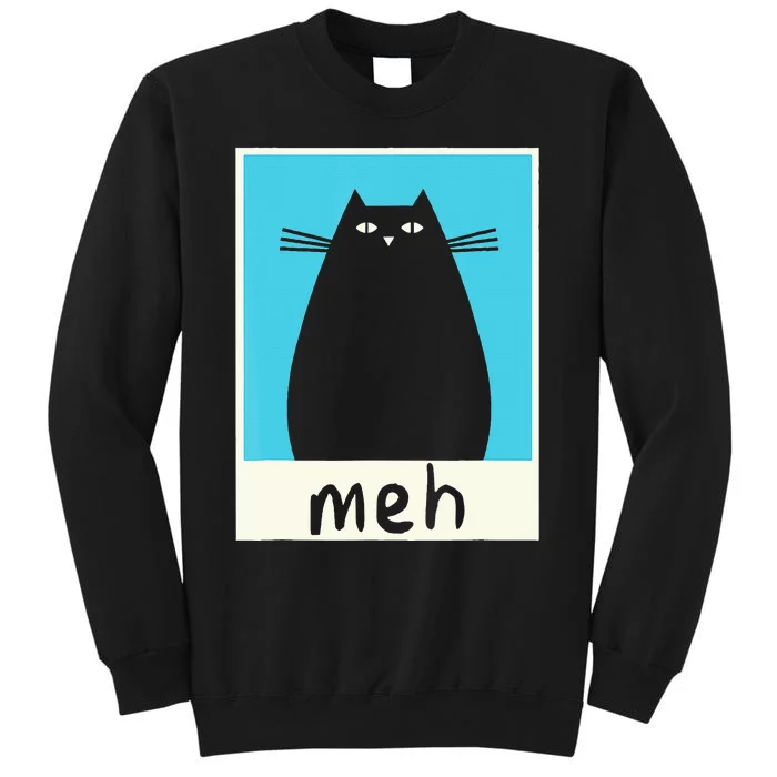 Meh Cat Meow Kitty Cat Lover Japanese Cat Kawaii Anime Sweatshirt