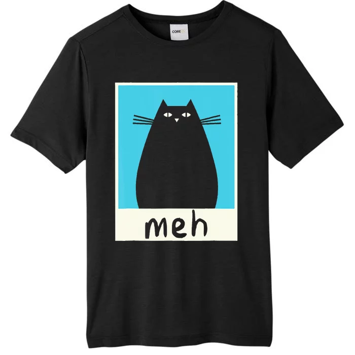 Meh Cat Meow Kitty Cat Lover Japanese Cat Kawaii Anime ChromaSoft Performance T-Shirt