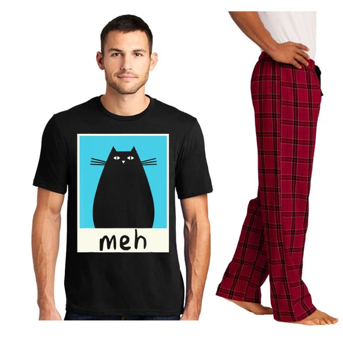 Meh Cat Meow Kitty Cat Lover Japanese Cat Kawaii Anime Pajama Set