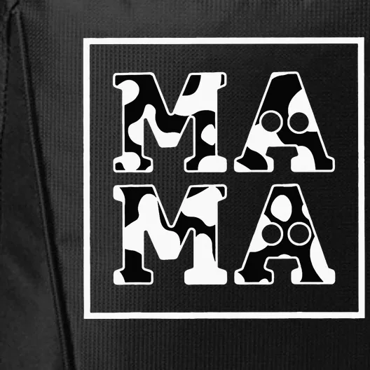 Mama Cow Mama Birthday Family Matching Mother's Day City Backpack