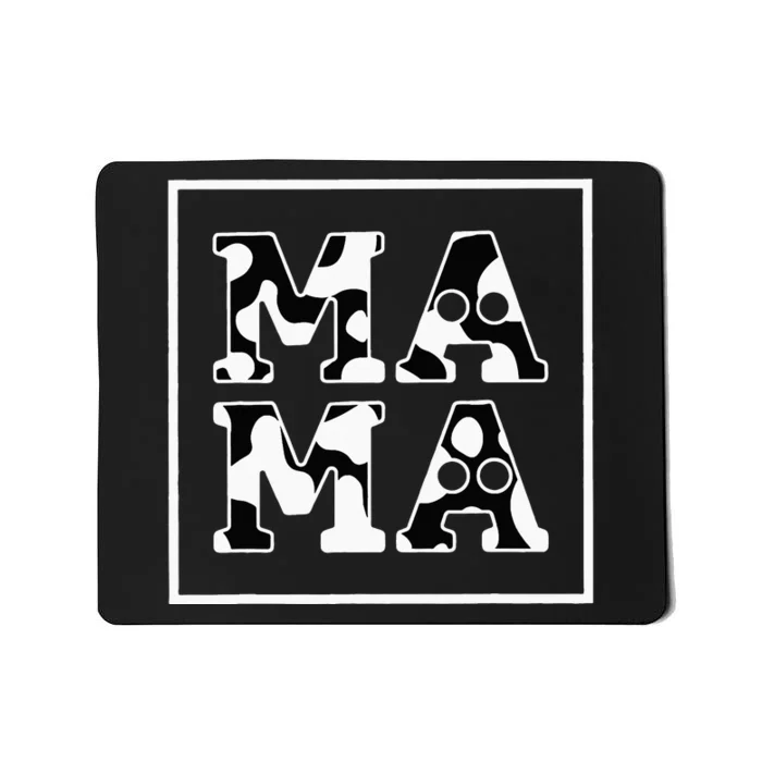 Mama Cow Mama Birthday Family Matching Mother's Day Mousepad