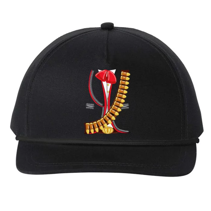 Mariachi Charro Mexican Cinco De Mayo Costume Snapback Five-Panel Rope Hat