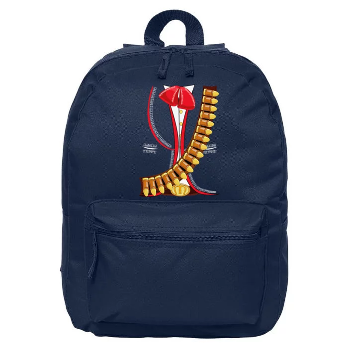 Mariachi Charro Mexican Cinco De Mayo Costume 16 in Basic Backpack