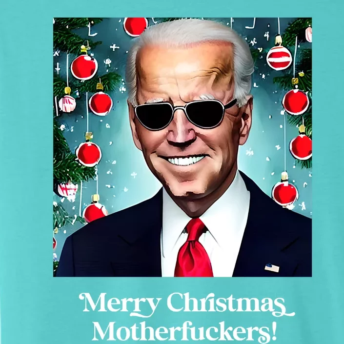 Merry Christmas Motherfuckers Funny Joe Biden Dark Brandon Christmas Holiday ChromaSoft Performance T-Shirt