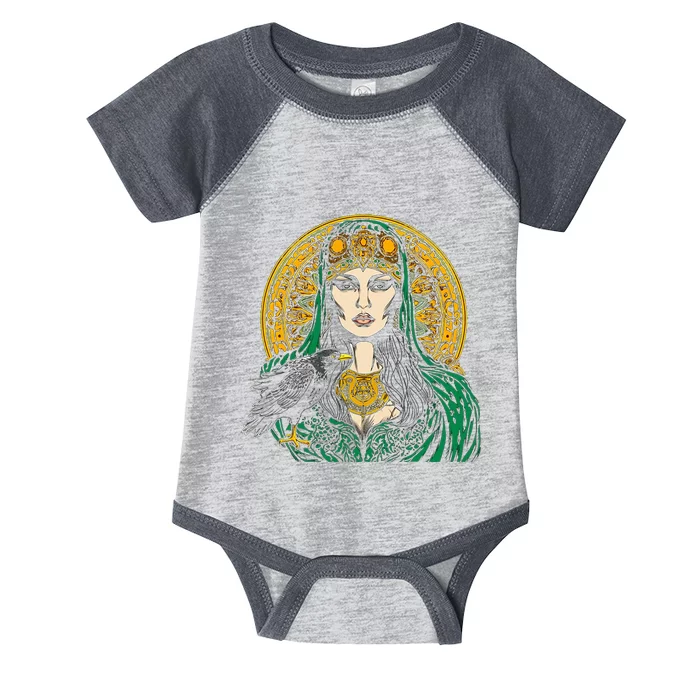 Morrigan Celtic Mythology Irish Goddess Of Death Infant Baby Jersey Bodysuit