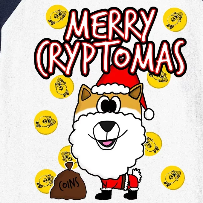 Merry Cryptomas Baseball Sleeve Shirt