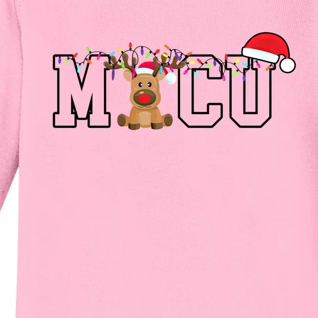 Micu Christmas Medical Intensive Care Unit Nurse Icu Micu Cool Gift Baby Long Sleeve Bodysuit