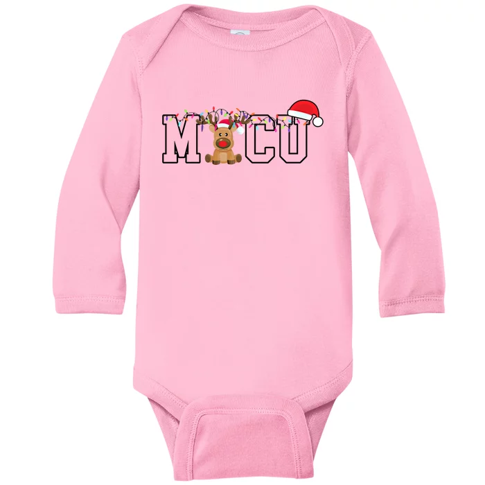 Micu Christmas Medical Intensive Care Unit Nurse Icu Micu Cool Gift Baby Long Sleeve Bodysuit