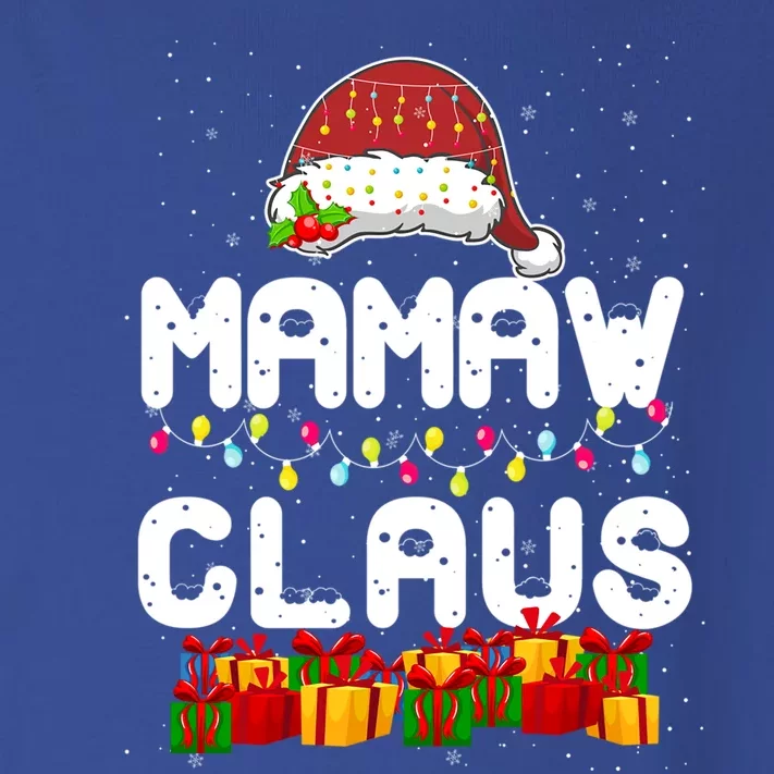 Mamaw Claus Matching Christmas Grandma Xmas Santa Gift Toddler Long Sleeve Shirt