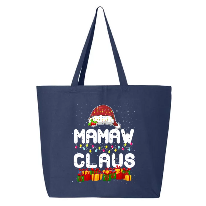 Mamaw Claus Matching Christmas Grandma Xmas Santa Gift 25L Jumbo Tote