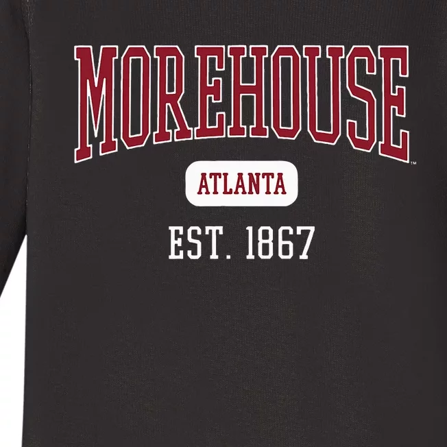 Morehouse College Maroon Tigers Est. Date Baby Long Sleeve Bodysuit