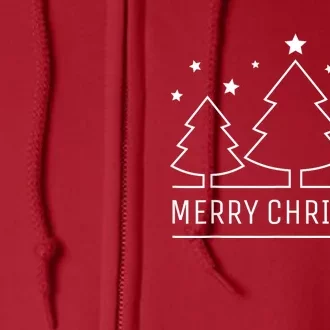 Merry Christmas Full Zip Hoodie