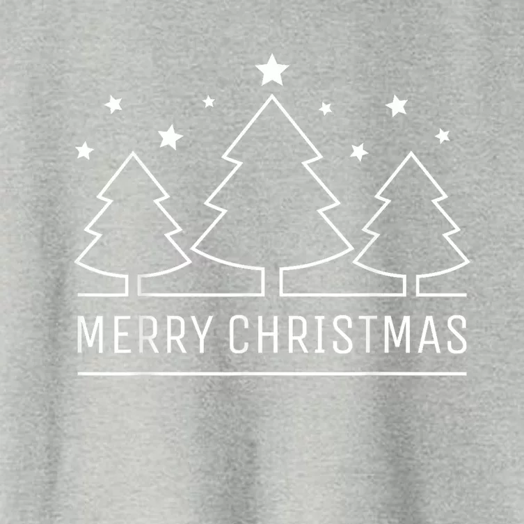 Merry Christmas Women's Crop Top Tee