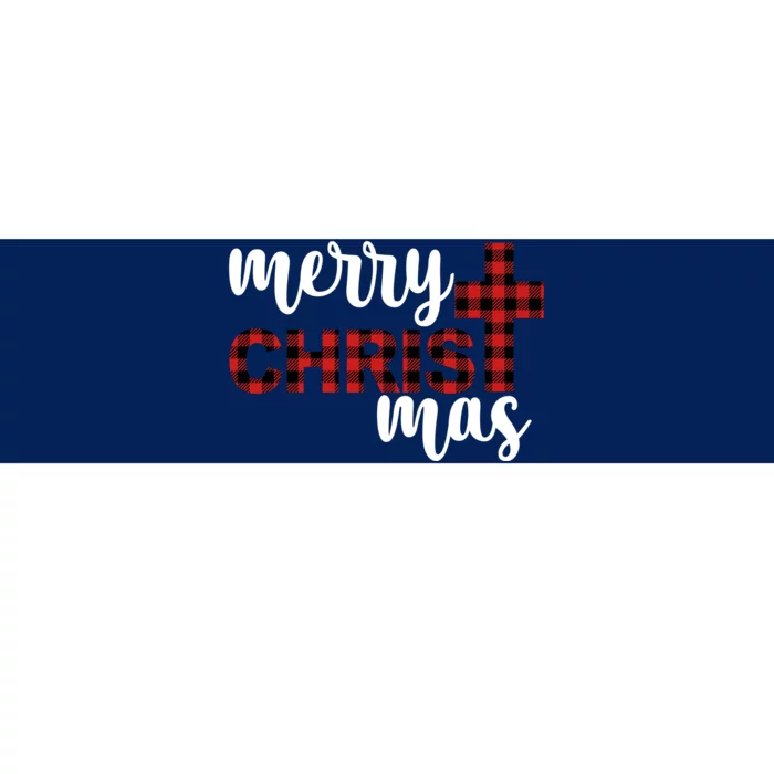 Merry Christ Mas Jesus Birthday Christmas Bumper Sticker