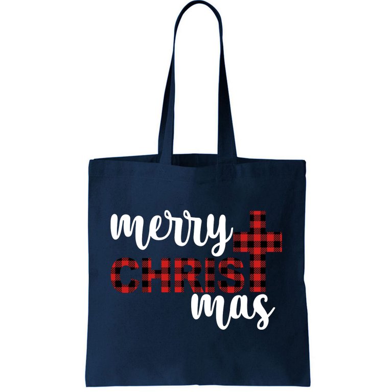 Merry Christ Mas Jesus Birthday Christmas Tote Bag