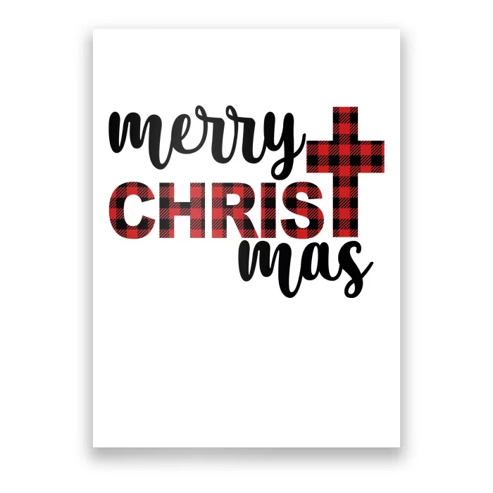 Merry Christ Mas Jesus Birthday Christmas Poster