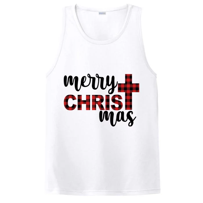 Merry Christ Mas Jesus Birthday Christmas Performance Tank