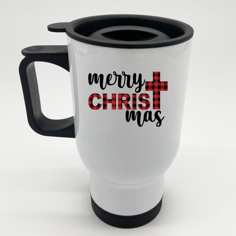 Merry Christ Mas Jesus Birthday Christmas Stainless Steel Travel Mug