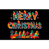 Merry Christmas Master Builder Building Bricks Blocks Lovers Bumper Sticker