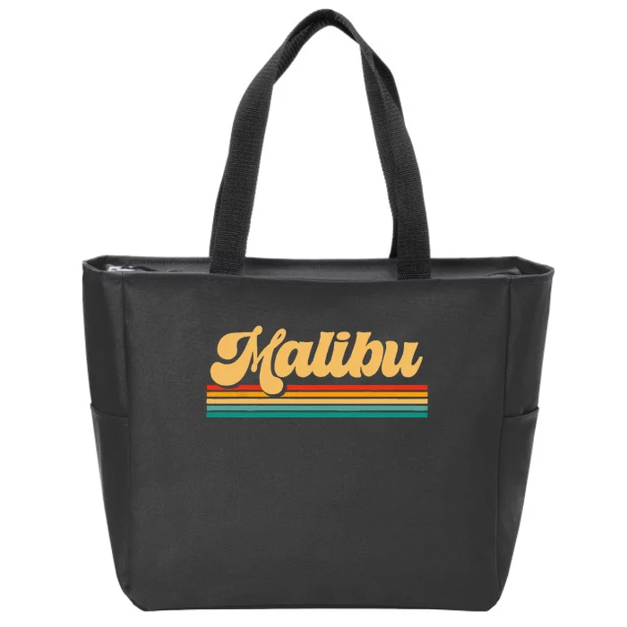 Malibu California Zip Tote Bag