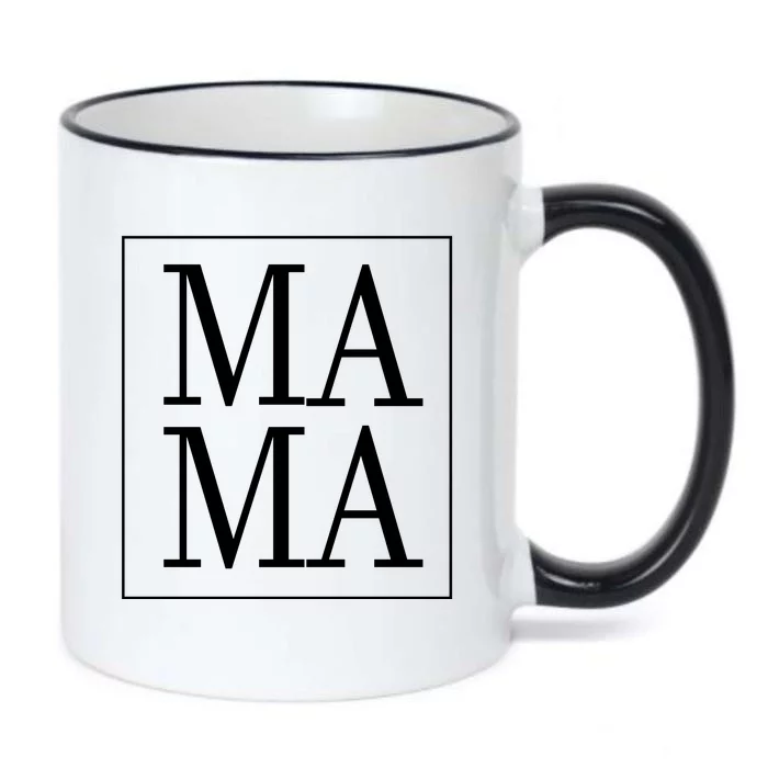 Mama Cute Mother's Day Gift Black Color Changing Mug