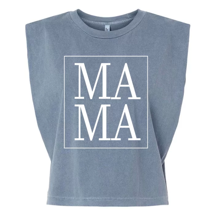 Mama Cute Mother's Day Gift Garment-Dyed Women's Muscle Tee