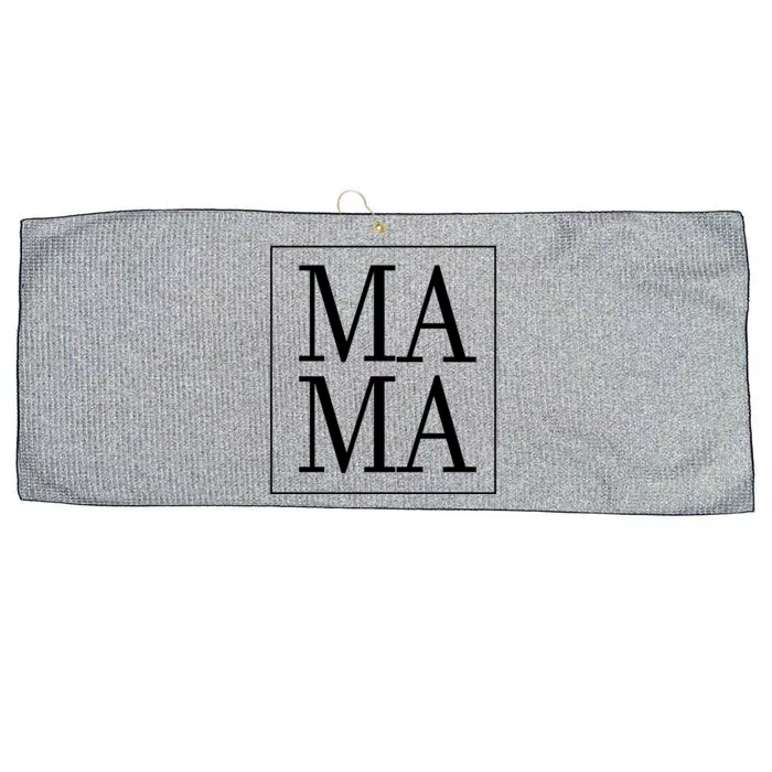 Mama Cute Mother's Day Gift Large Microfiber Waffle Golf Towel