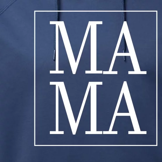 Mama Cute Mother's Day Gift Performance Fleece Hoodie