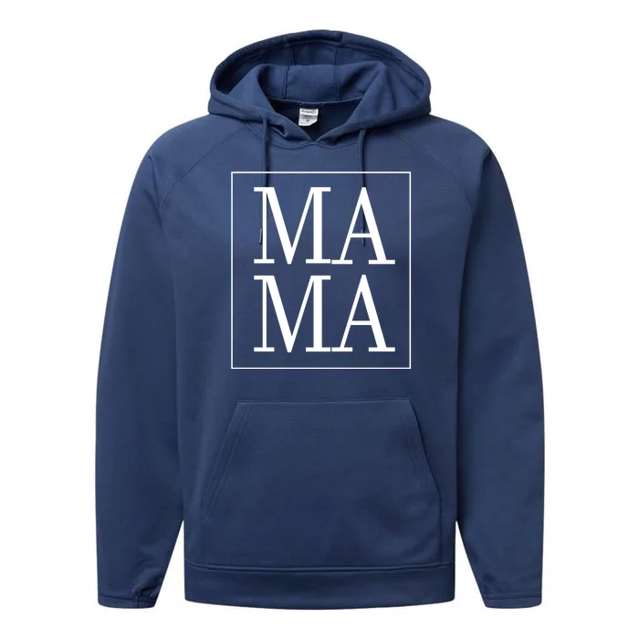 Mama Cute Mother's Day Gift Performance Fleece Hoodie