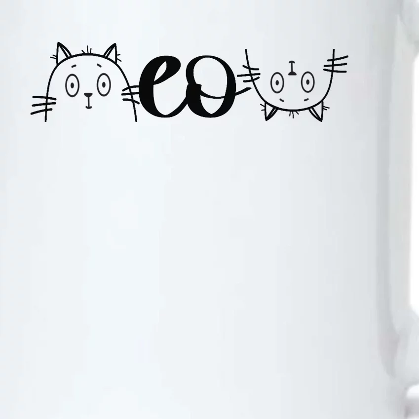 Meow Cat Meow Kitty Funny Cats Animal Lover Awesome Cute Black Color Changing Mug